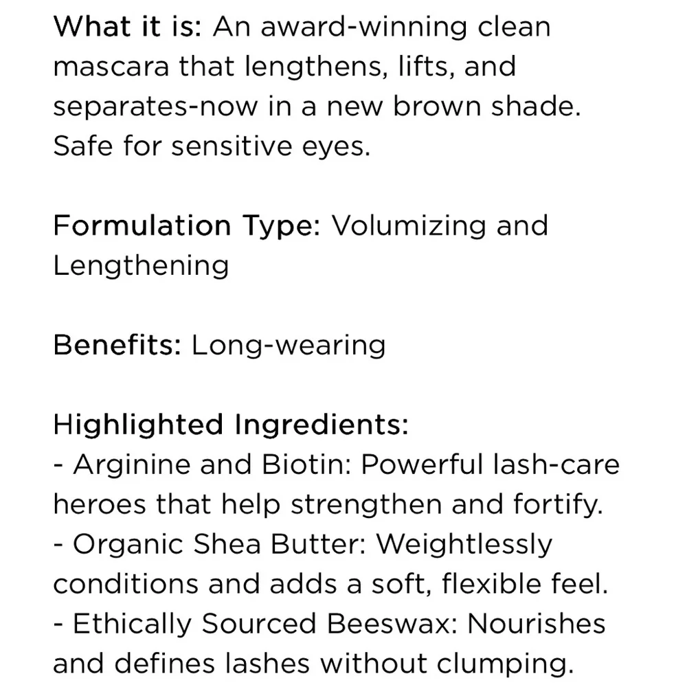 ILIA Limitless Lash Lengthening Mascara